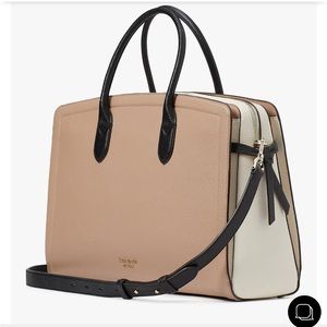Kate Spade Knott Commuter Bag in Kraft paper multi